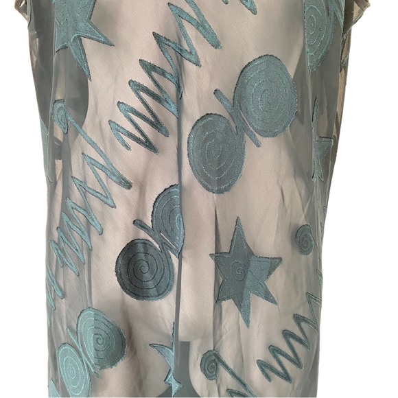 VINTAGE RARE VICTORIA’S SECRET GOLD LABEL FOREST GREEN SHEER NEGLIGEE SIZE LARGE - Picture 5 of 12